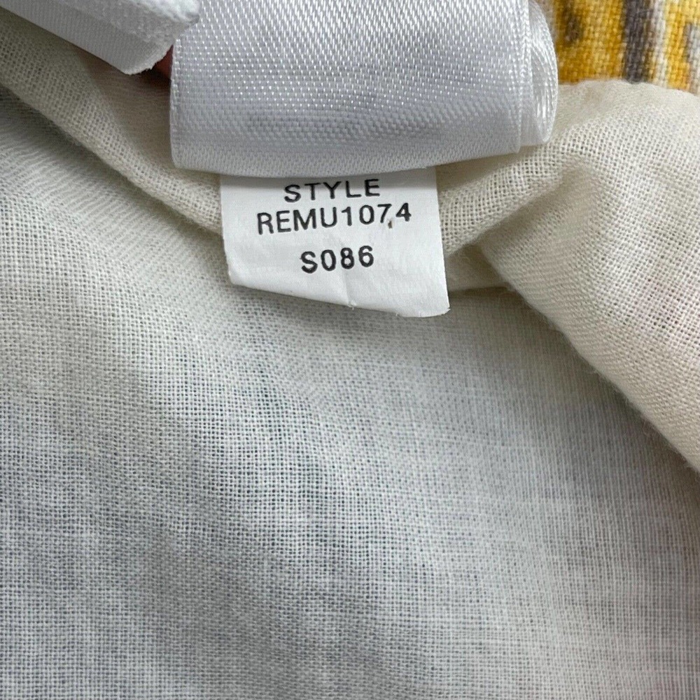 Liz Claiborne Linen Skirt Womens 12 Beige European Vacation Cafe Market Novelty - Picture 8 of 11